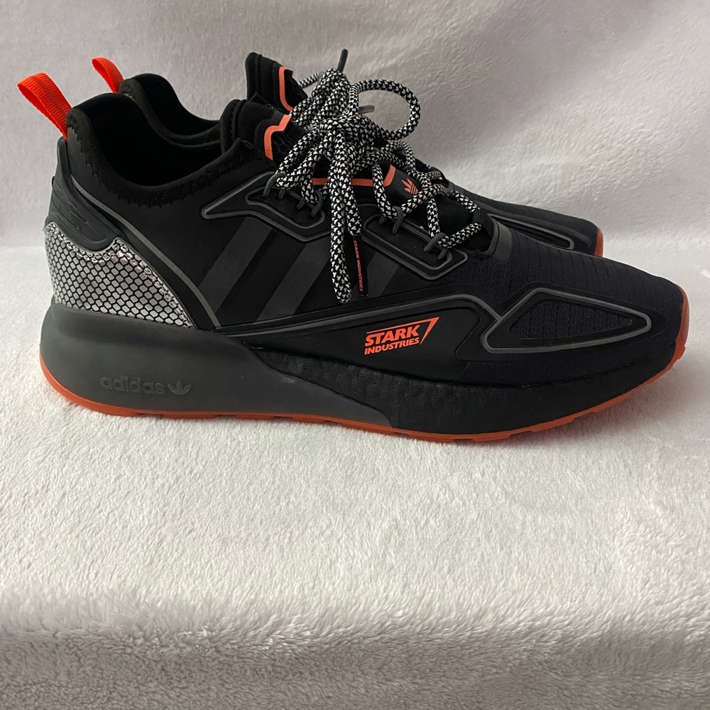 adidas Black & Orange Stark Industries Runner Sneakers - Picture 3 of 5